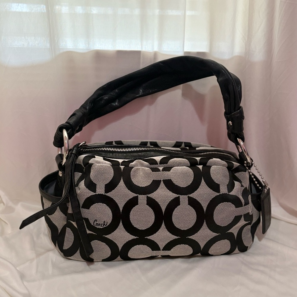 Coach Parker Optic Art Signature Shoulder Bag